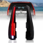 2007 Escalade Tail lights (07-14) Upgrade 15 Style With LED Sequential Smoked