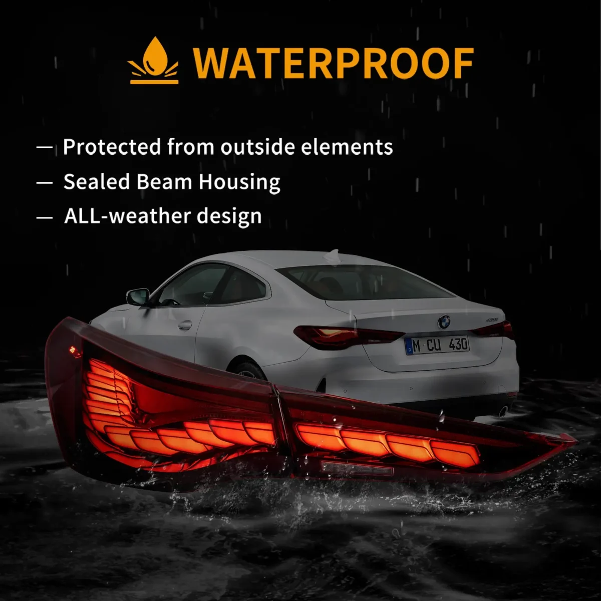 21-24 BMW 4 Series OLED Tail lights With GTS Style - Image 14
