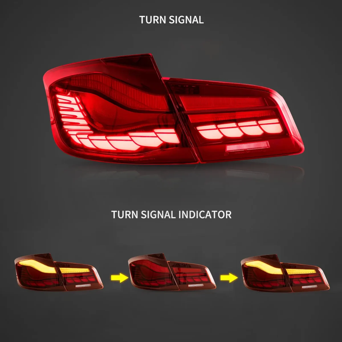 BMW F10 GTS Tail lights Replacement With Bright OLED - Image 4