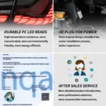 BMW F30 GTS Tail lights With Cool OLED Dragon Scales Style (12-19) - Image 15