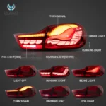 BMW F32 GTS Tail lights Replacement OLED Sequential - Image 3