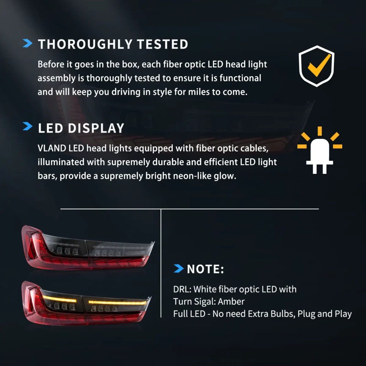 BMW G20 GTS Tail lights With Dynamic OLED - Image 16