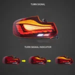 BMW M2 GTS Tail lights With Real OLED Dynamic Sequential - Image 5