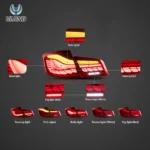 F10 M5 Tail lights Upgrade To OLED GTS Style Function Show