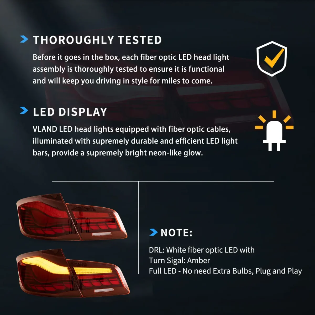 F10 M5 Tail lights Upgrade To OLED GTS Style - Image 16