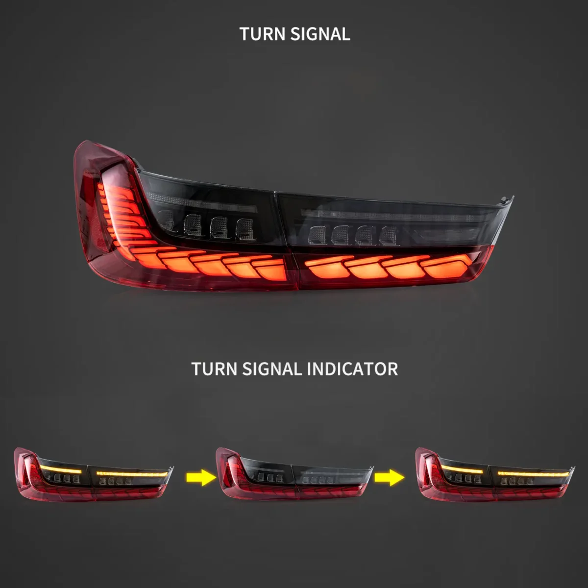 G80 M3 OLED Tail lights Assembly With GTS Style - Image 5