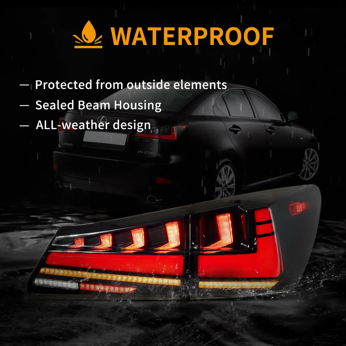 05-13 Lexus Is250 Tail lights Upgrade To LED Sequential - Image 15
