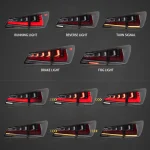 05-13 Lexus Is250 Tail lights Upgrade To LED Sequential - Image 4