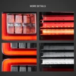 07-13 Chevy Silverado Tail lights Replacement With LED Square - Image 4