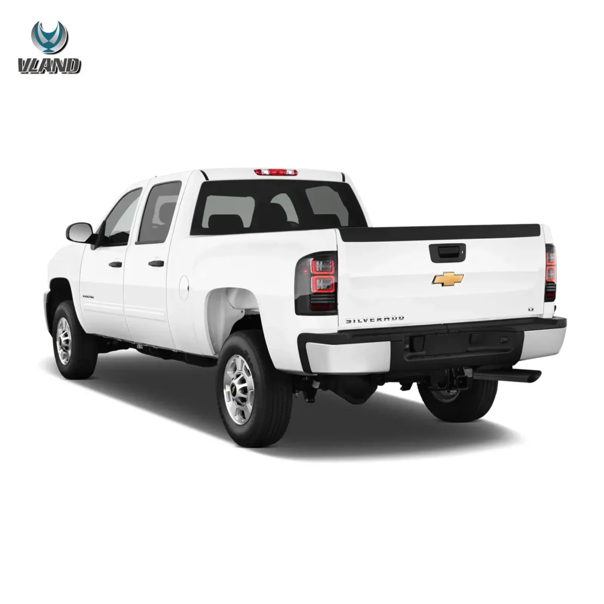 07-13 Chevy Silverado Tail lights Replacement With LED Square - Image 7