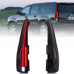 2007 Chevy Tahoe Tail lights (07-14) Aftermarket Escalade LED Style Smoked
