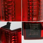 2007 Yukon Tail lights (07-14) Denali Aftermarket Full LED Detail smoke