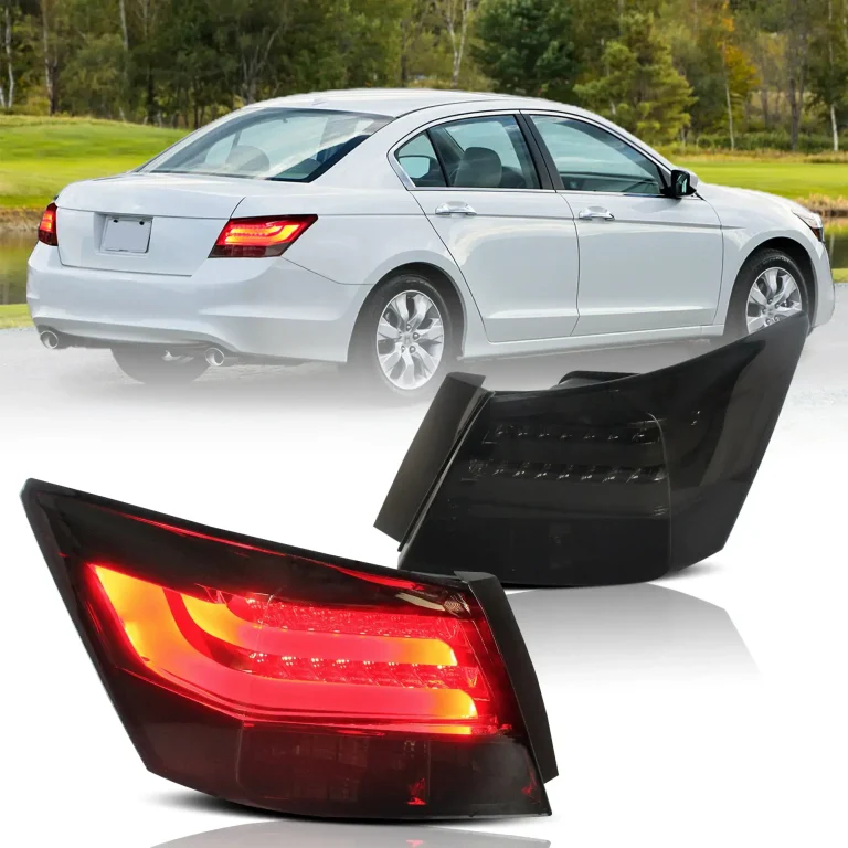 2008 Honda Accord Tail light 2 Pcs Change To LED Assembly Smoked