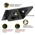 08-12 Honda Accord Tail light 2 Pcs Change To LED Assembly - Image 7