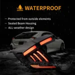10th Gen Civic Hatchback Tail lights (17-21) Type R LED Sequential 6