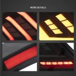 10th Gen Civic Hatchback Tail lights (17-21) Type R LED Sequential Detail