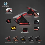 10th Gen Civic Hatchback Tail lights (17-21) Type R LED Sequential Function Show