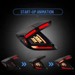 10th Gen Civic Hatchback Tail lights (17-21) Type R LED Sequential Start Up