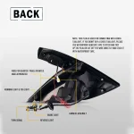 10th Gen Civic Hatchback Tail lights (17-21) Type R LED Sequential Wiring Harness