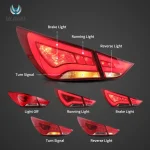 11-14 Hyundai Sonata Tail light Assembly With LED Sequential - Image 4