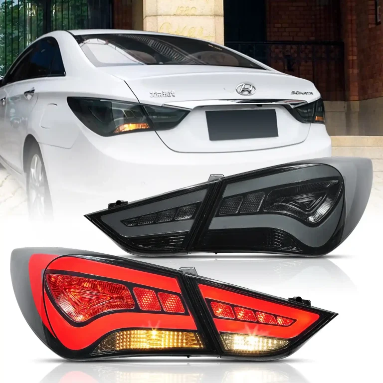 2013 Hyundai Sonata Tail light (11-14) Replacement With LED Sequential Smoked