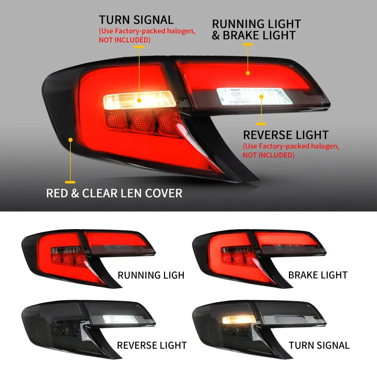 2012 Toyota Camry Tail light (12-14) Replacement With LED Assmebly Function Show