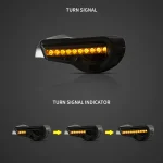 Vland Tail Light Frs (13-17) Upgrade With LED Sequential Turn Signal Smoked