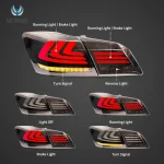 2013 Honda Accord Tail lights (13-17) Upgrade To Full LED Sequential Function Show Smoked