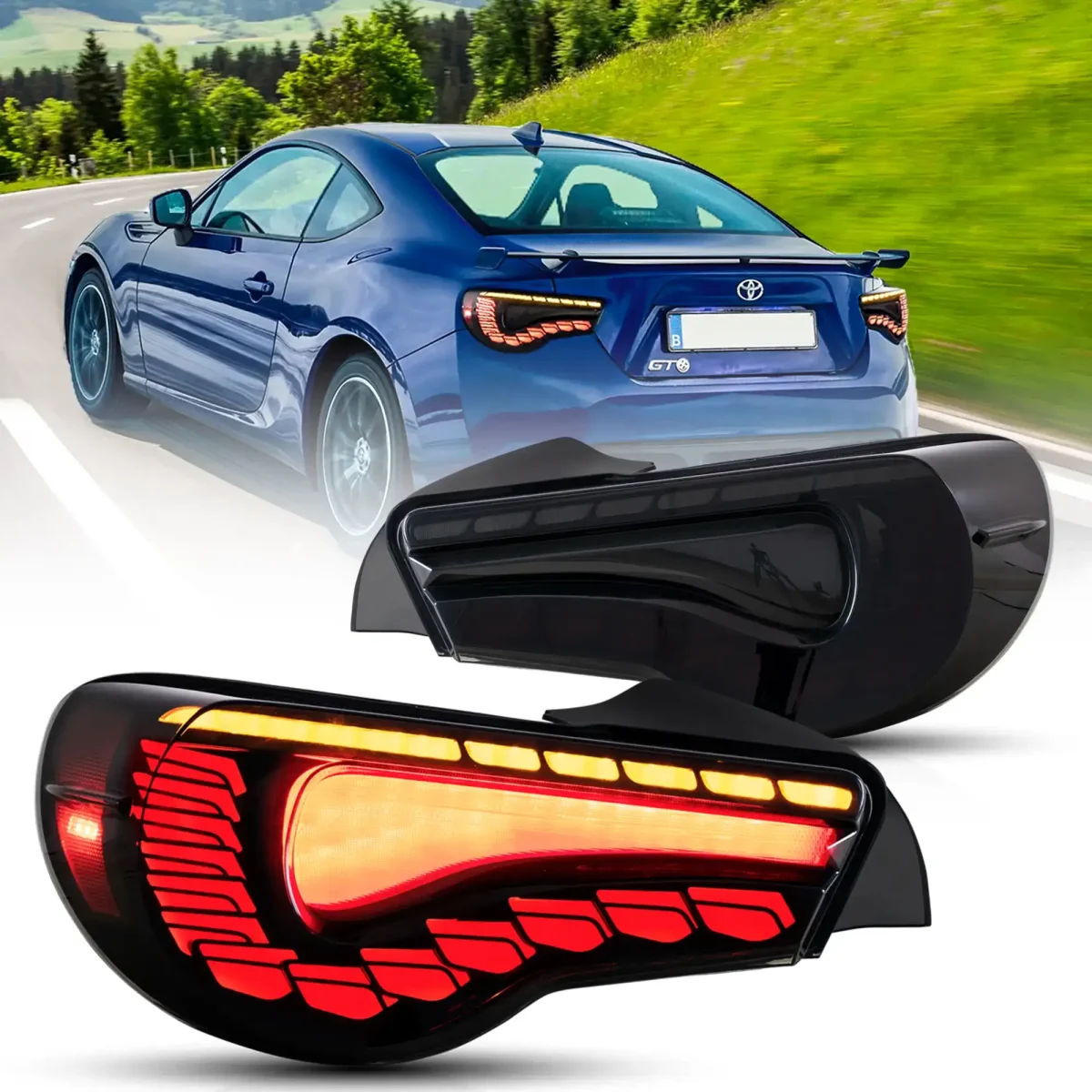 13-20 BRZ Custom Tail lights To LED GTS Style Smoked