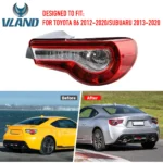 2017 BRZ Tail lights (13-20) Customized Kit By Vland Before and After