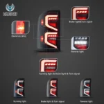 14-18 GMC Sierra Tail lights Custom With B Sharp LED Sequential - Image 3
