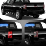 2014-2018 GMC Sierra Tail lights Upgrade X shape Full LED - Image 2
