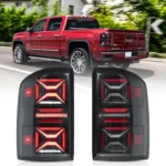 2014-2018 GMC Sierra Tail lights Upgrade X shape Full LED C