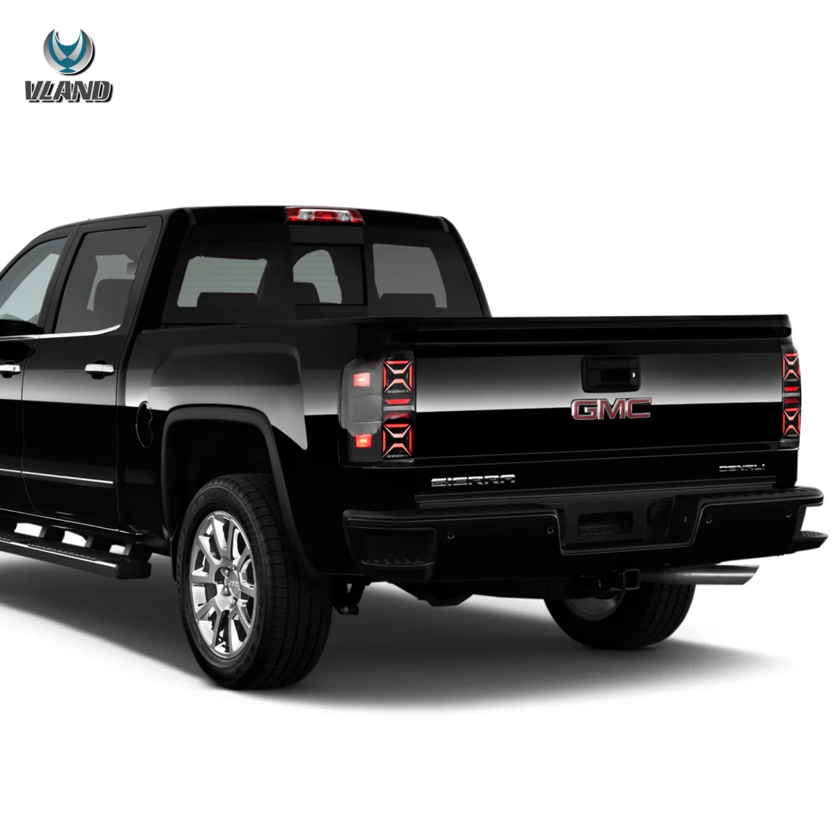 2014-2018 GMC Sierra Tail lights Upgrade X shape Full LED Photos2