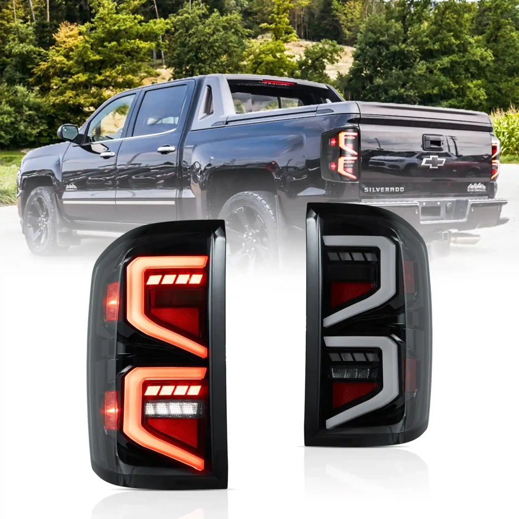2005 Silverado Tail lights Custom With B Sharp LED Sequential