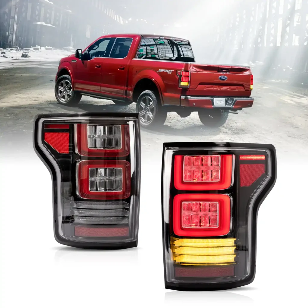 2015 F150 Tail lights (15-20) Replacement With LED Sequential Square Style CY