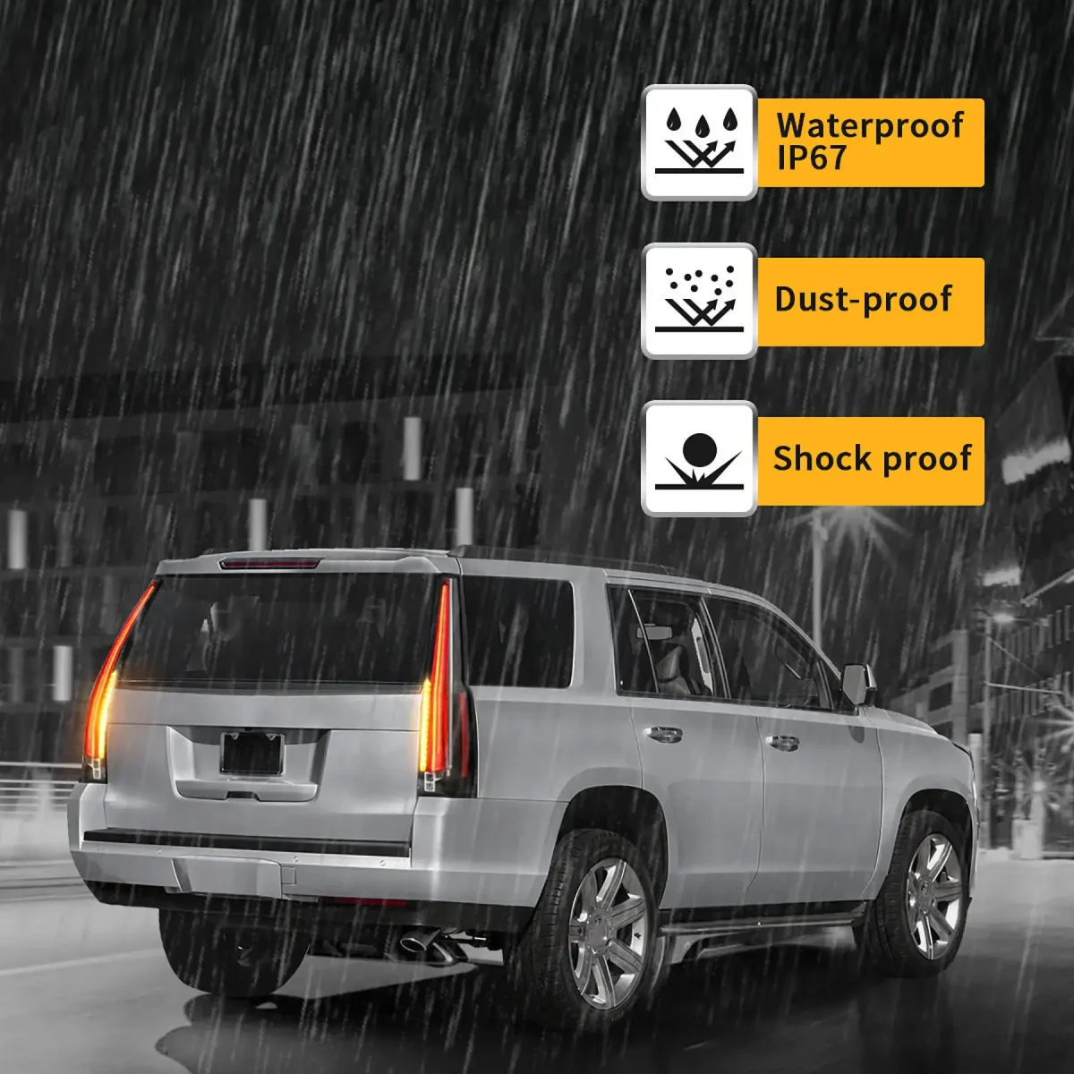 15-20 GMC Yukon Tail lights Denali Upgrade To Escalade Style - Image 9