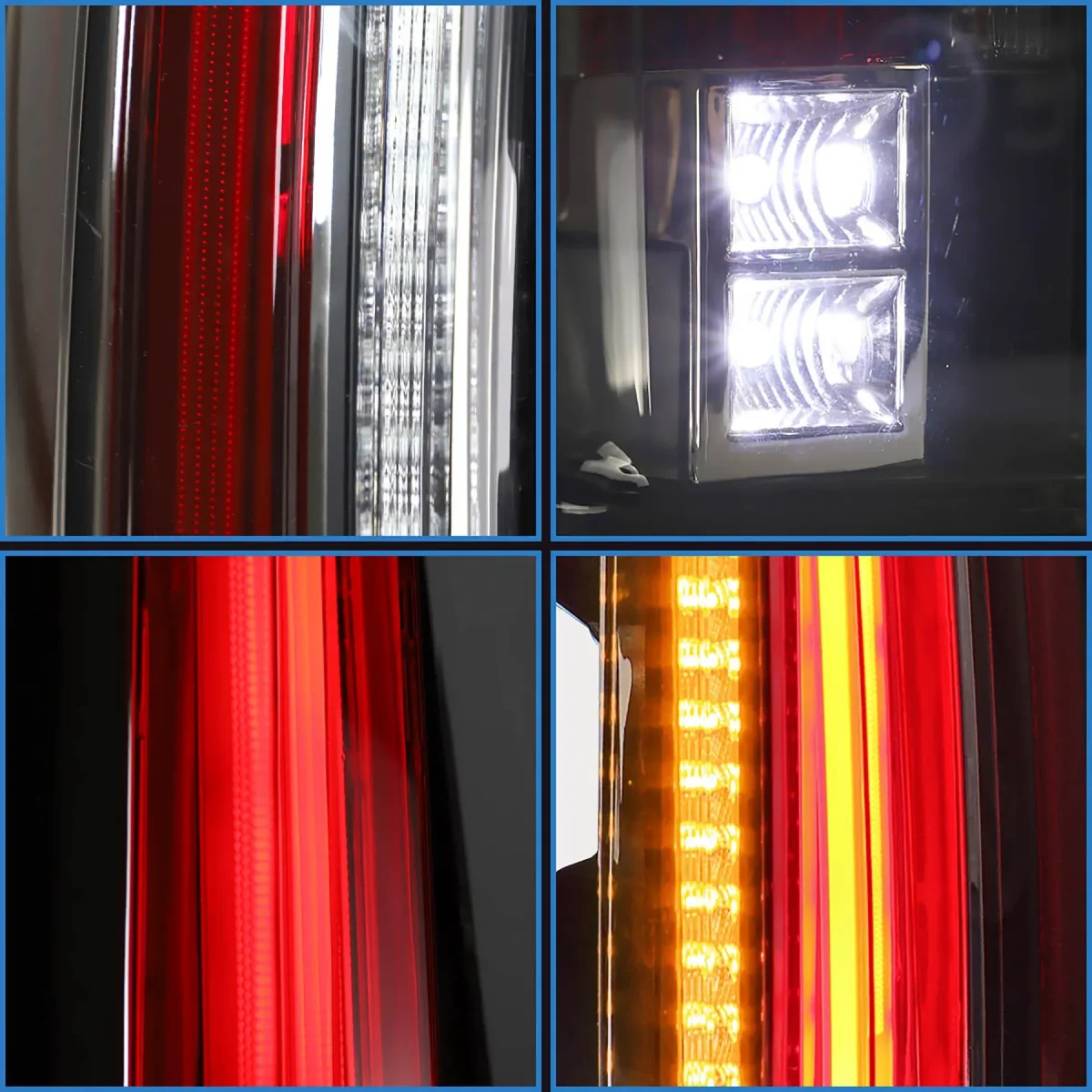 2015 GMC Yukon Tail lights (15-20) Denali Upgrade To Escalade Style Detail