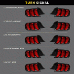 15-23 S550 Mustang Tail lights With 5 Models Sequential - Image 5