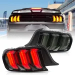 15-23 S550 Mustang Tail lights With 5 Models Sequential Smoked
