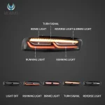 2016-2018 Camaro Tail lights Upgrade With NEW Style LED Sequential Function Show Smoked