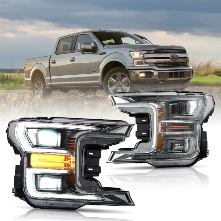 2018-2020 F150 LED Headlights Customized Kit With LED Clear