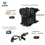 2018-2020 F150 LED Headlights Customized Kit With LED Wiring Harness