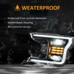 18-20 F150 Led Headlights Replacement With Dual Projector - Image 12