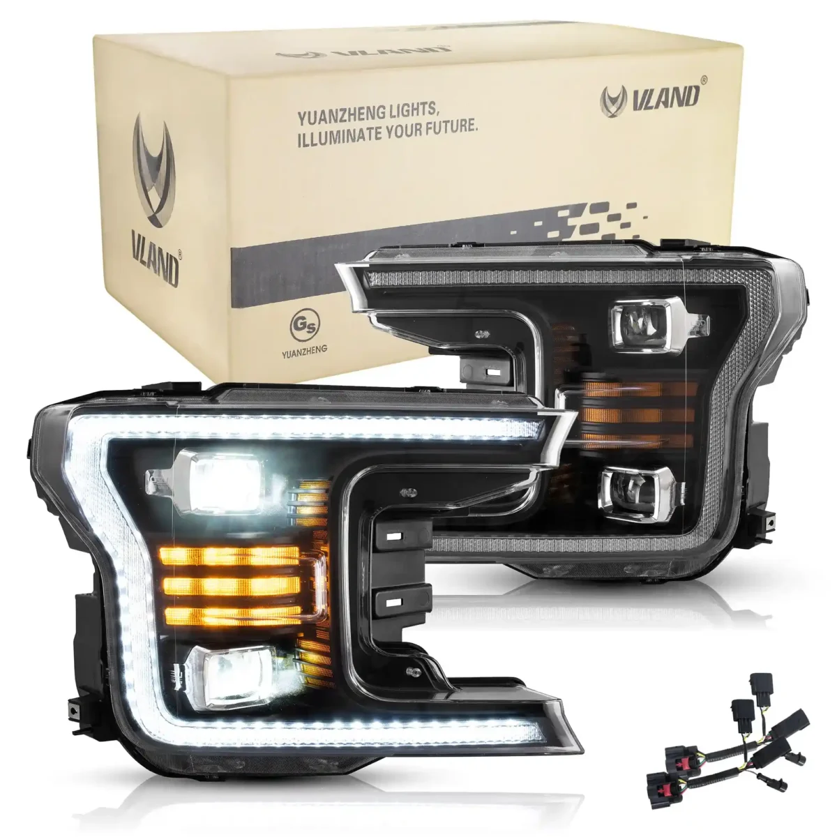 2018 F150 Led Headlights Replacement With Dual Projector Packing