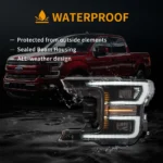 18-20 Ford F150 Headlights With LED Start-up Animation - Image 13