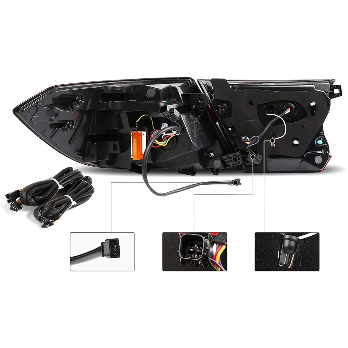 2018 Honda Accord Tail lights (18-21) Replacement To LED Flash Points Style Wiring Harness