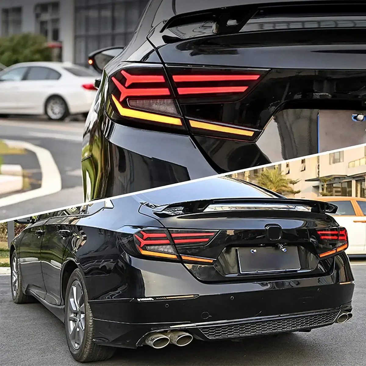 2021 Honda Accord Tail lights (10 gen) Aftermarket Full LED Sequential Photos2