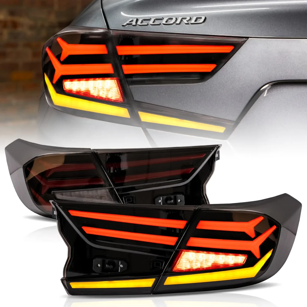 2021 Honda Accord Tail lights (10 gen) Aftermarket Full LED Sequential Smoked