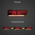 18-24 Suzuki Jimny LED Tail lights With Cool Customized Kit - Image 6